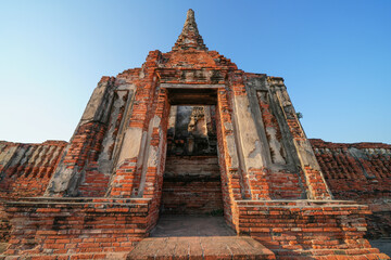 Wat Chaiwatthanaram Ayutthaya Province, Thailand, built in the reign of King Prasat Thong in 1630,...