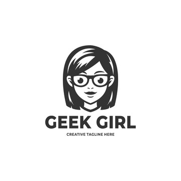 The logo features a sleek and modern design, symbolize the world of technology, innovation, and geek culture, seamlessly blended with a touch of feminine flair.