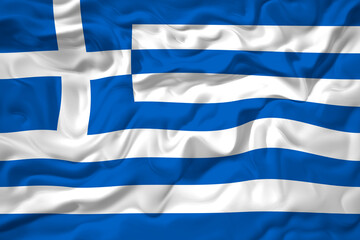 National flag of Greece. Background for editors and designers. National holiday