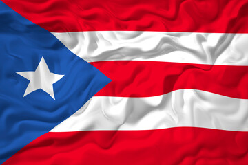 National flag of Puerto-Rico. Background  with flag of Puerto-Rico.