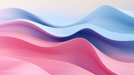 Naklejka premium Abstract art of wave blue and pink in pastel color pattern