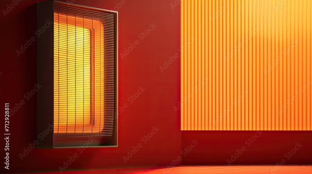 Aufkleber voice controlled robotic window screens for insect protection solid color background