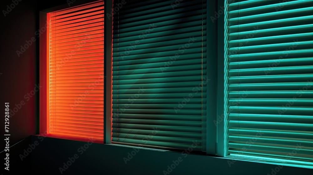 Poster voice controlled robotic window screens with uv protection solid color background
