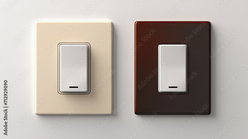Poster wireless smart light switches for remote control solid color background