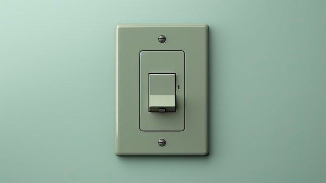 Wireless smart light switches for remote control solid color background