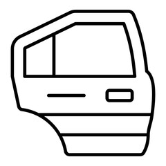   Car Door line icon