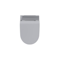 Lavatory pan isolated on a white background, bidet, 3D illustration, and CG render