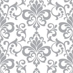 Vector damask seamless pattern background. Classical luxury old fashioned damask ornament,