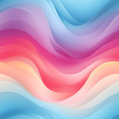 Seamless pattern abstract organic soft rainbow pastel gradient lines waves wallpaper background...