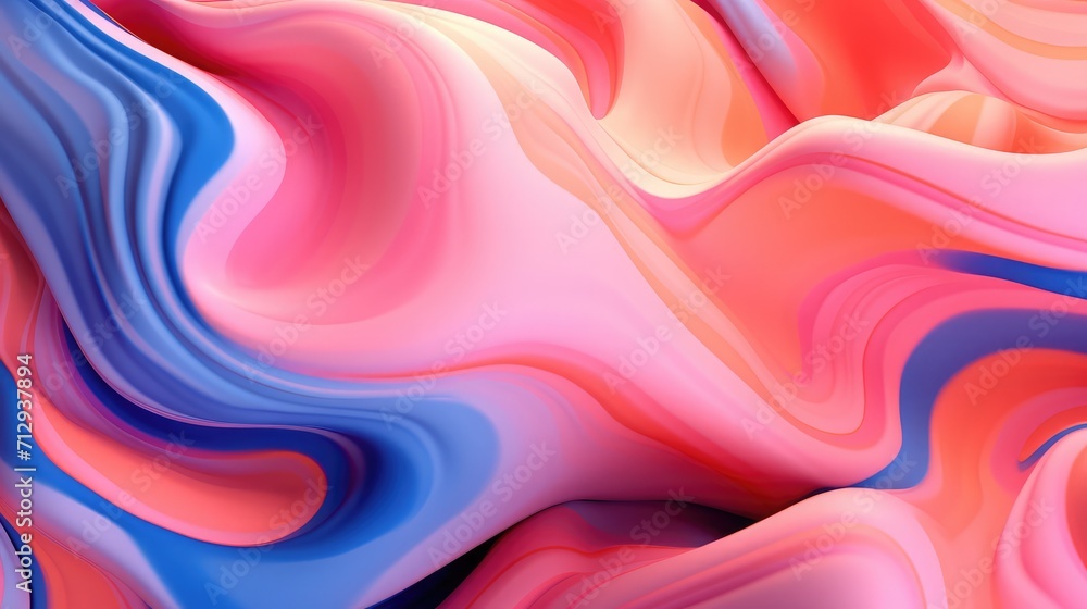 Sticker abstract background liquid vector style