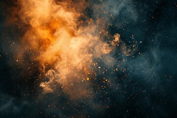 Abstract film texture background with grain dust and explosion - obrazy, fototapety, plakaty