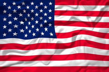 National flag of United States of America. USA. Background  with flag of United States of America. USA.