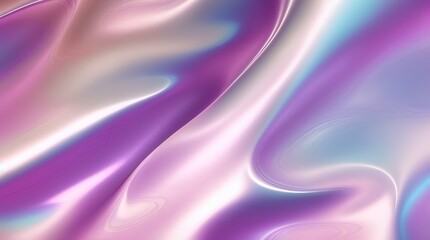 Fototapeta premium Immerse yourself in the allure of a lustrous fabric canvas, resplendent in a harmonious fusion of purple and blue. Its sumptuous texture and delicate wrinkles exude opulence.