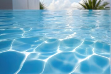 Fototapeta na wymiar spring Spa resort swimming pool Ai generated 