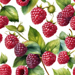 seamless background with berries