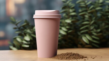 Fototapeta premium Coffee cup packaging design