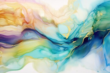 snaking metallic swirls currents of translucent hues, and foamy sprays of color shape the landscape of these free-flowing textures. Natural luxury abstract fluid art painting in liquid ink technique