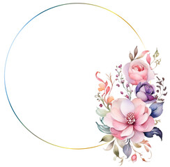 Flower frame for the card6