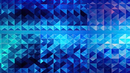 Background with blue squares arranged in a diamond pattern with a kaleidoscope effect and color gradient