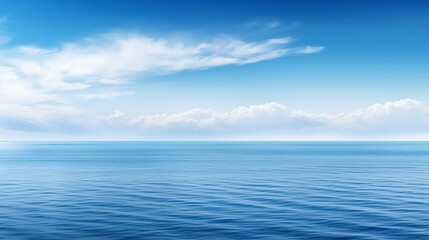 Obraz premium A breathtaking panoramic view of the expansive ocean, stretching as far as the eye can see.