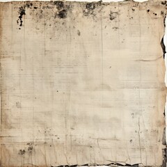 Fototapeta premium Newspaper paper grunge vintage old aged texture background.