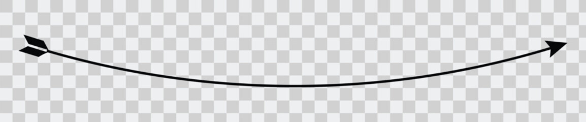 Long arrow vector icon. Black horizontal double arrow. Vector design. 22.11. - obrazy, fototapety, plakaty