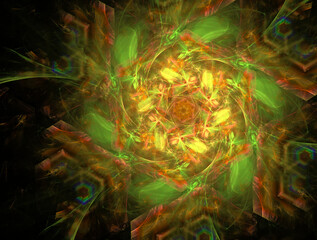 Imaginatory fractal abstract background Image