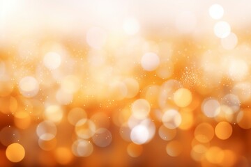 Abstract blurry orange color for background, Blur festival lights outdoor celebration and white bokeh focus texture decorative.