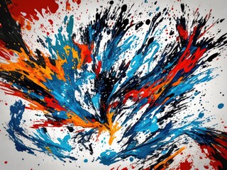 abstract background with splashes