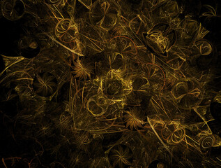 Imaginatory fractal abstract background Image