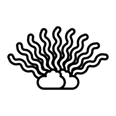   Seaweed line icon