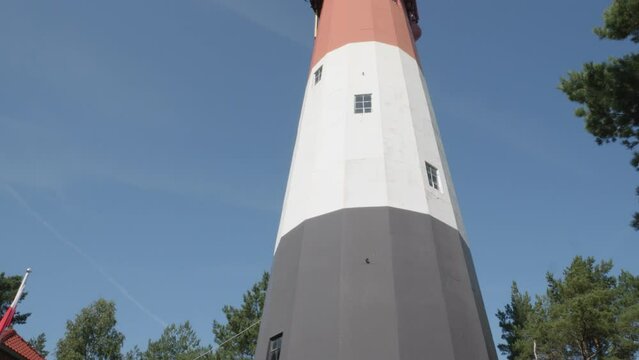 Stilo Lighthouse in Pomeranian Voivodeship, Poland - Tilt-up.