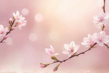 Fototapeta na wymiar spring background with sakura