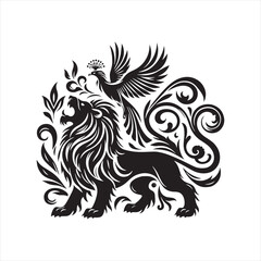 Dynamic Diversity: Animals Silhouette Collection Celebrating the Rich Spectrum of Wildlife - Safari Silhouette - Animals Vector
