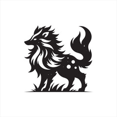 Mystical Moments: Enigmatic Animals Silhouette Set Drawing You into the Mysterious World of Wildlife - Safari Silhouette - Animals Vector
