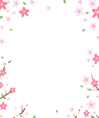 Obraz na płótnie Canvas frame of blossom