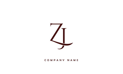 JZ, ZJ, J, Z Abstract Letters Logo Monogram