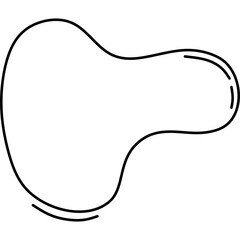 Abstract Blob Line