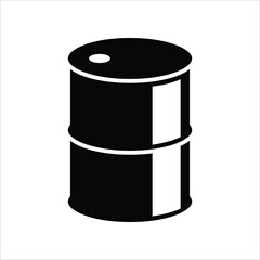oil barrel icon vector design template simple and clean