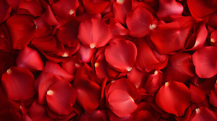 Beautiful red rose petals