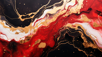 Stunning abstract background, watercolor stains in the style of marble, geode - obrazy, fototapety, plakaty