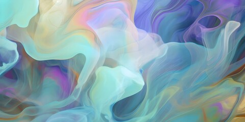 Obraz premium Colorful Abstract Smoke Art Display