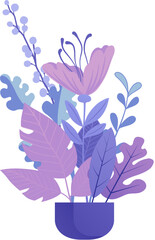 A flowers abstract floral wildflowers drawing illustration