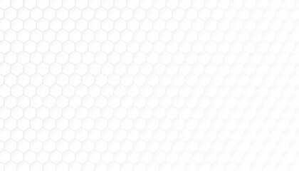 Hexagonal abstract white background. Modern minimalist hexagonal geometric background