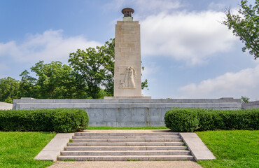 Monument at Gettysburg National Military Park, American Civil War Battlefield, in Gettysburg, Pennsylvania