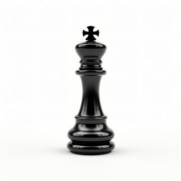 One black chess pawn