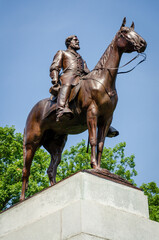 Obraz premium Gettysburg National Military Park, American Civil War Battlefield, in Gettysburg, Pennsylvania