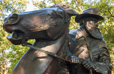 Fototapeta premium Gettysburg National Military Park, American Civil War Battlefield, in Gettysburg, Pennsylvania