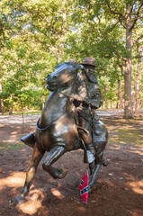 Fototapeta premium Gettysburg National Military Park, American Civil War Battlefield, in Gettysburg, Pennsylvania