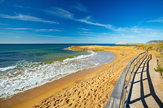 Calblanque beach near Cabo de Palos, Spain	